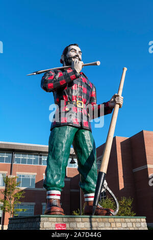 Paul Bunyan statue in Bangor, Maine, USA Stock Photo