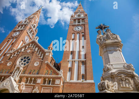 Cathedral of Our Lady in Szeged. Szeged, Csongrad, Hungary. Stock Photo