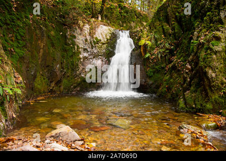 waterfalls called ' Edelfrauengrab' in Ottenhoefen in the Black forest in germany Stock Photo