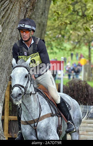 Badminton Horse Trials Gloucester UK May 2019 Andrew Nicholson riding SWALLOW SPRINGS representing New Zealand in the cross country badminton trials