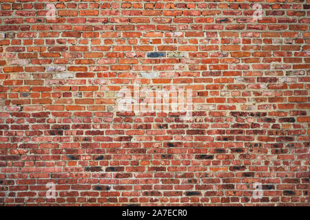 old red brick wall texture background Stock Photo