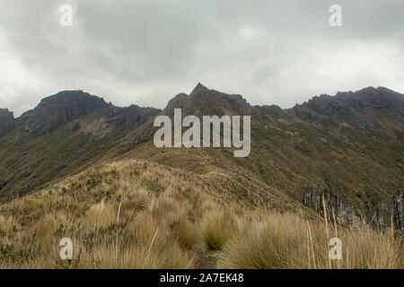 Ruminahui Volcano summit, Cotopaxi National Park, Avenue of Volcanoes ...