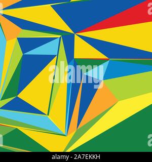 Abstract background with colorful triangles for magazines, booklets or mobile lock screen Stock Vector