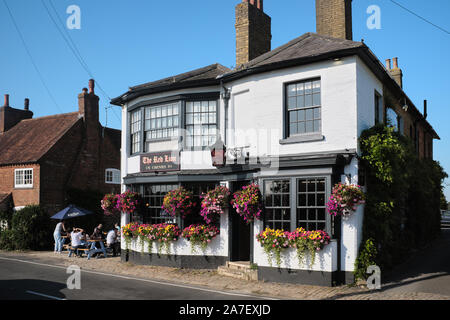 The Red Lion is a 16th century pub located in the village of Chenies, UK. Stock Photo