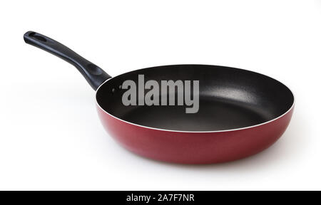Frying pan isolated on white background with clipping path Stock Photo