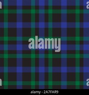 Classic Modern Plaid Tartan Seamless Pattern in Vector - This is a classic plaid, checkered, tartan pattern suitable for shirt printing, fabrics Stock Vector