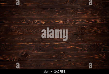 Wooden background, rustic brown planks texture, old wood wall backdrop Stock Photo