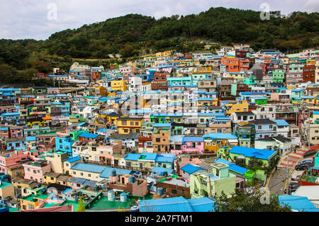 Gamcheon Culture Village,Busan, South Korea Stock Photo