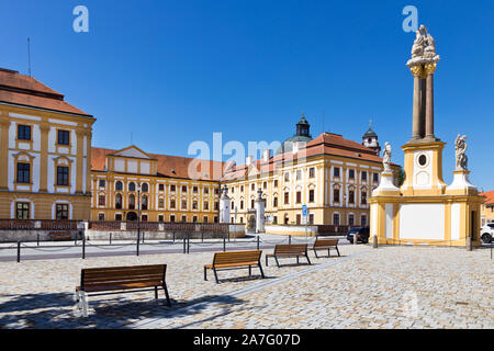 zámek Jaroměřice nad Rokytnou, Kraj Vysočina, Česka republika / castle Jaromerice nad Rokytnou, Vysocina district, Czech republic, Europe Stock Photo