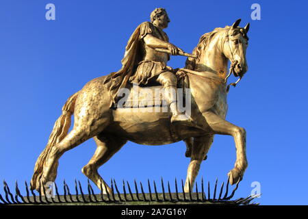 King Billy statue Stock Photo