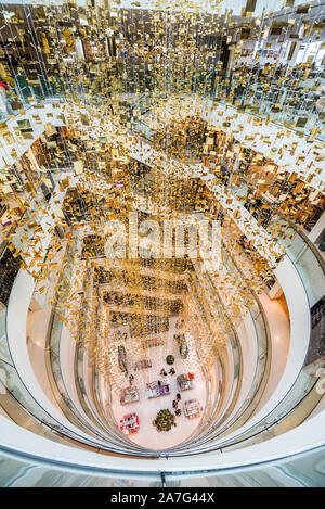 London, UK. 02nd Nov 2019. Peter Jones Christmas decorations in the John Lewis flagship store in Sloane Square. Credit: Guy Bell/Alamy Live News Stock Photo