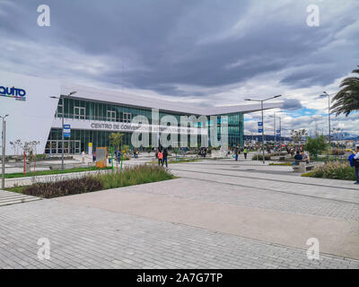 Quito, Pichincha Ecuador - October 25, 2019: Bicentennial Event Center, middle of Quito near an airfield, A convention center. Stock Photo