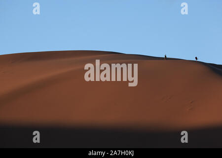 Gobi Desert Singing Sand Dunes Stock Photo