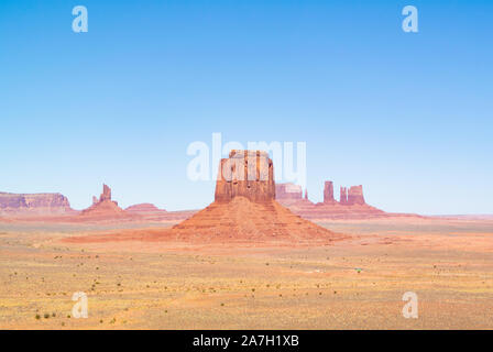 Landscape with buttes in Monument Valley, Utah, united states of america Stock Photo
