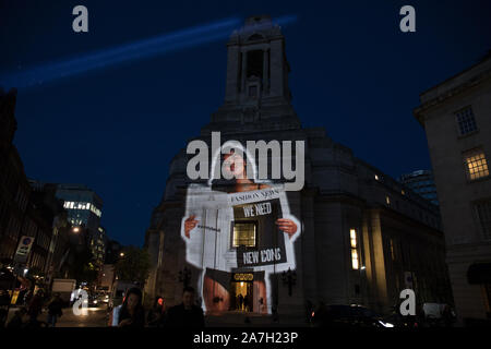 To celebrate Simply Be's latest campaign, 'The New Icons', an army of 20  models and campaigners ranging from sizes 12-24 assembled on the steps of  Freemasons' Hall in central London this evening