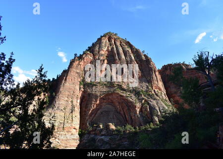 Views of the mountains in Zion National Park, Utah Stock Photo