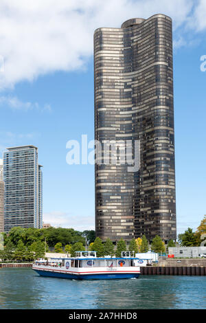 Lake Point Tower Condominium, Chicago, Illinois Stock Photo