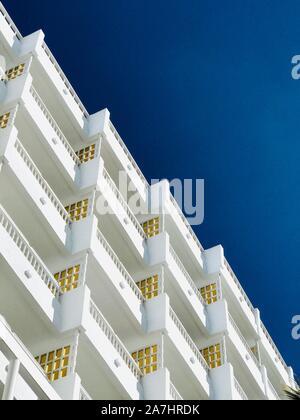 white Hotel Stock Photo