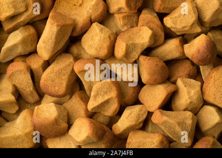 Traditional Dutch pepernoten full frame close up Stock Photo