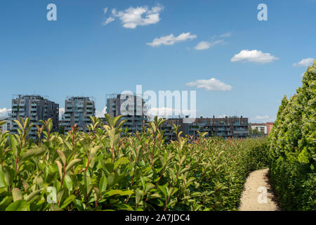 Milan, Lombardy, Italy: park in the new Portello area, also known as Parco Vittoria Stock Photo