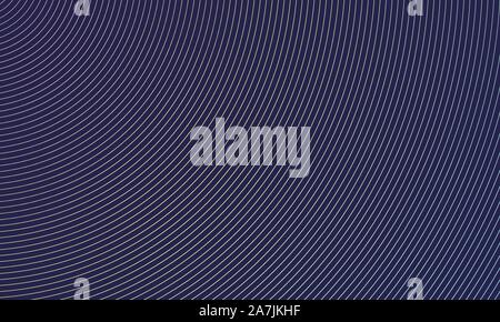 Abstract dark blue background with lines and circles. Vector illustration EPS10 Stock Vector