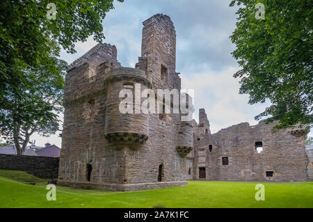 Ruins of the Bishop's and Earl's Palaces, Kirkwall, Mainland, Orkney Islands, Scotland