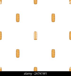 Illustration on theme big set identical biscuit, kit colorful pastry cookie. Cookie consisting of collectible natural tasty food biscuit, pastry acces Stock Vector