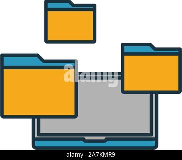 Virtualization icon. Simple element from web hosting icons collection. Creative Virtualization icon ui, ux, apps, software and infographics Stock Vector