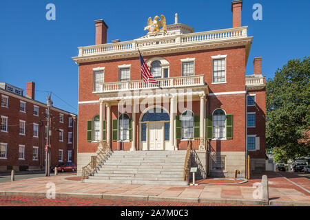 The Custom House in Salem, MA Stock Photo