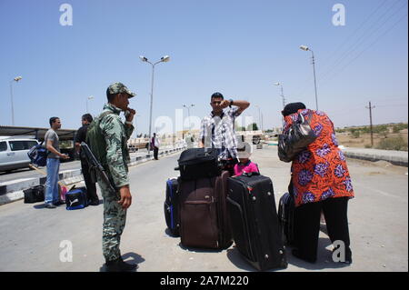 8 July 2011.Gaza,Palestine.  The Gaza Strip is a coastline on the Mediterranean coast in western Palestine. Stock Photo