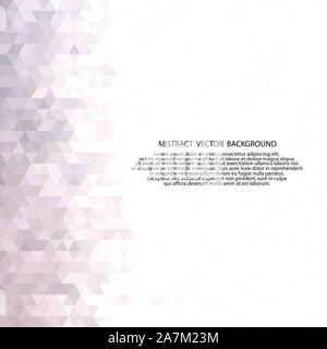 Retro geometric gradient triangle background Stock Vector