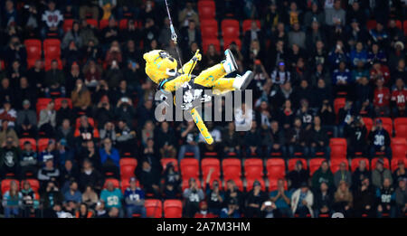 Jaguars' mascot drops into Wembley Stadium for NFL spectacular