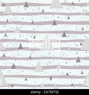Seamless Abstract Background with triangles. Vector illustration Stock Vector