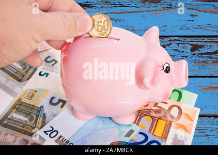 50 cent piggy bank