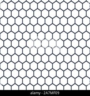 Geometric hexagon seamless pattern vector background - Perfect for backgrounds,wallpapers,backdrops and fabric designs. Stock Vector