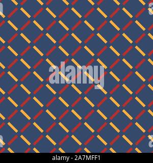 Geometrical rectangles diamond seamless pattern vector background Stock Vector