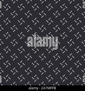 Geometrical cross line seamless pattern texture vector background. Stock Vector