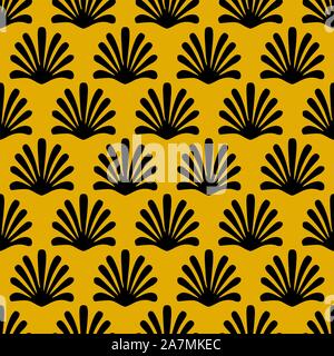 Classical luxury seamless pattern vector yellow background. Great use for curtains,texture,backdrop and backgrounds. Stock Vector
