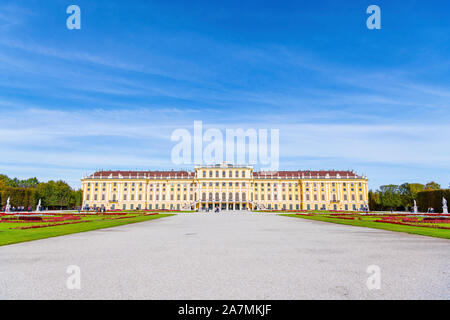 Palace Schönbrunn (Schloss Schönbrunn) in Vienna (Austria)