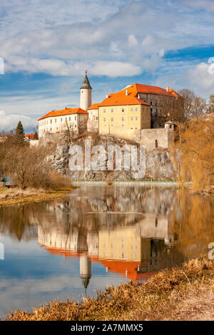 Ledec nad Sazavou castle in central Czech Republic Stock Photo