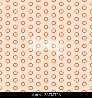 Dark and light orange polka dots circles retro seamless pattern vector illustration. Backgrounds, fabric texture design and wallpapers. Stock Vector