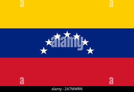 Bolivarian Republic of Venezuela official national flag and coat of ...