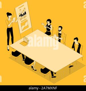 Financial consultations mobile app template. Stock Vector