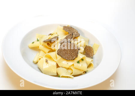 truffle with pasta Stock Photo