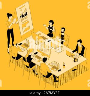 Financial consultations mobile app template. Stock Vector