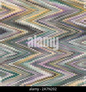 Combed Hand Marble Paper Colorful Seamless Pattern Stock Vector