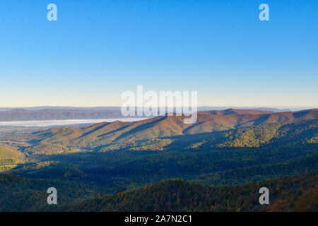 Early Mornings in Virginia's Shenandoah National Park Stock Photo