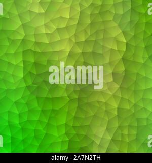 green abstract vector background. triangular pattern. geometric design. Stock Vector