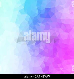 light Pink, Blue vector polygonal pattern. A sample with polygonal shapes. Textured pattern can be used for background. Stock Vector