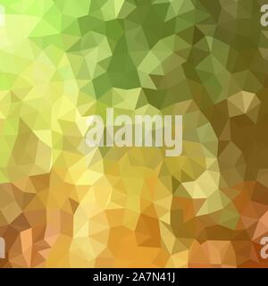 gold and green vector Low poly crystal background. Polygon design pattern. Low poly illustration, low polygon background. Stock Vector